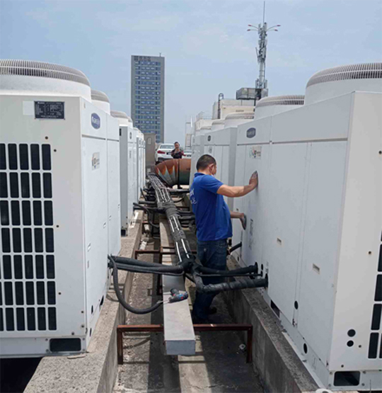 左云中央空调制热和不制冷系统维修方法